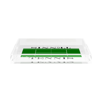 Tennis Court 15X15 Acrylic Tray - nicolettemayer.com 