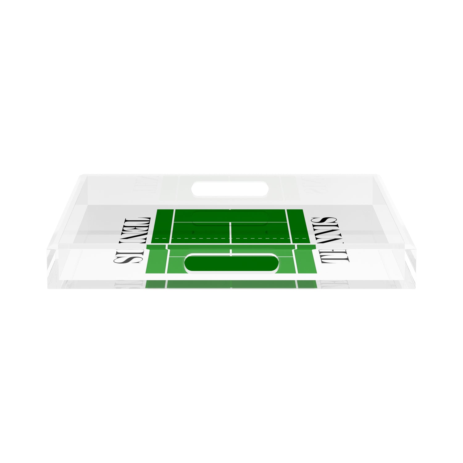 Tennis Court 15X15 Acrylic Tray - nicolettemayer.com 