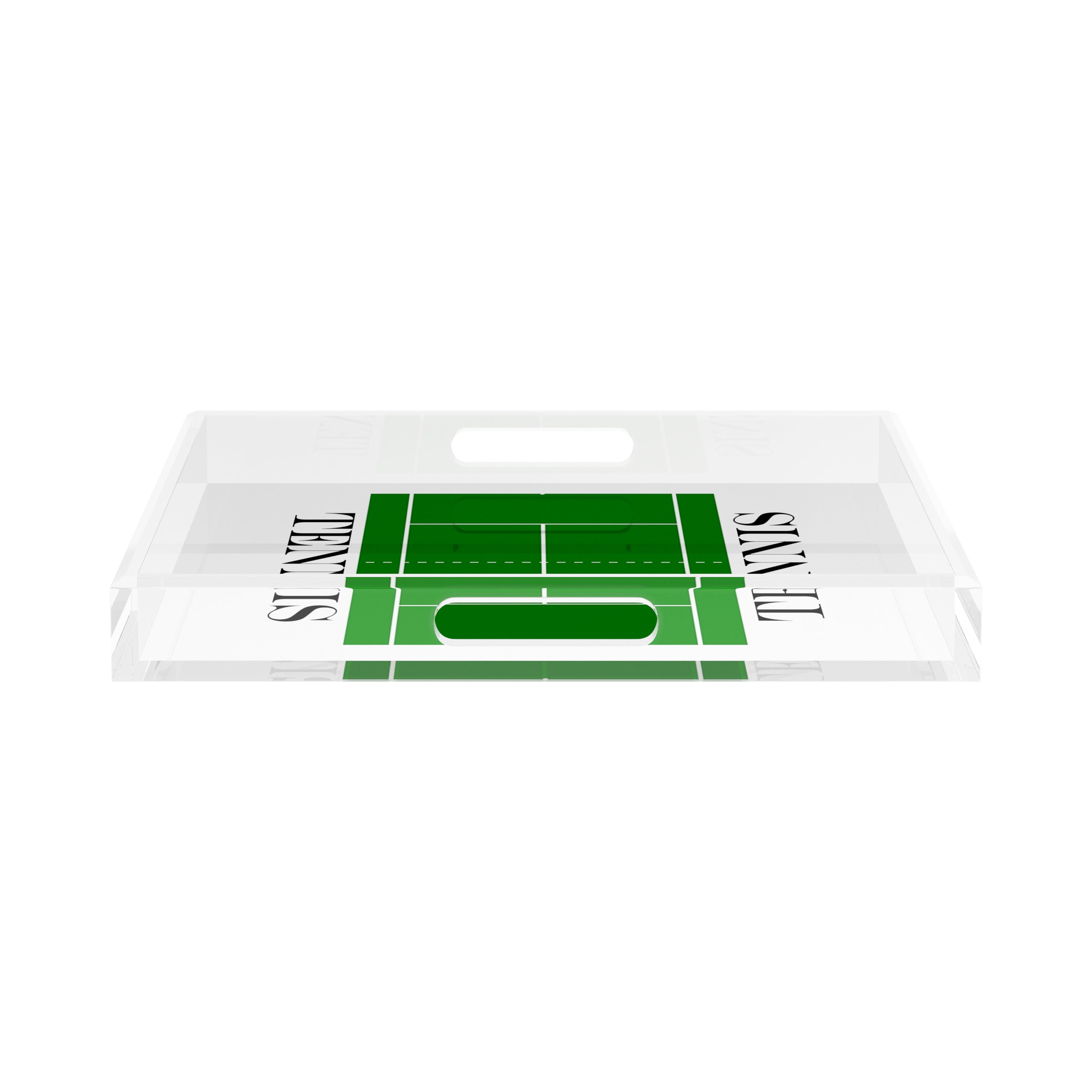 Tennis Court 15X15 Acrylic Tray - nicolettemayer.com 