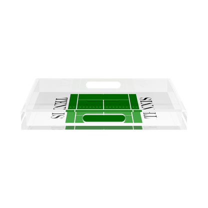 Tennis Court 15X15 Acrylic Tray - nicolettemayer.com 