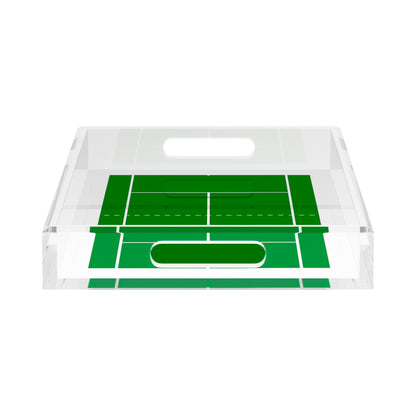 Tennis Court  17X10.5 Acrylic Tray - nicolettemayer.com 