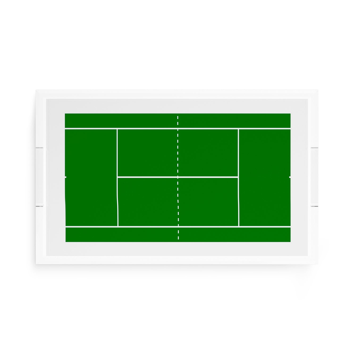 Tennis Court  17X10.5 Acrylic Tray - nicolettemayer.com 