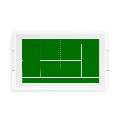 Tennis Court  17X10.5 Acrylic Tray - nicolettemayer.com 