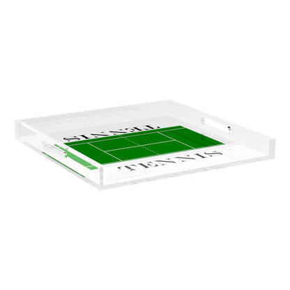 Tennis Court 18X18 Acrylic Tray - nicolettemayer.com 