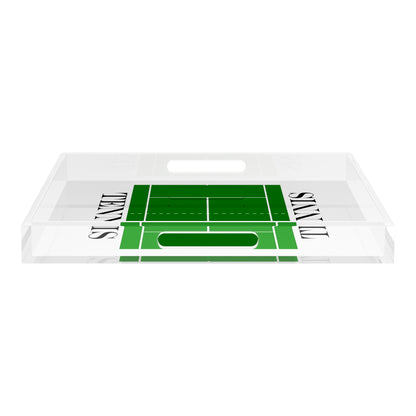 Tennis Court 18X18 Acrylic Tray - nicolettemayer.com 