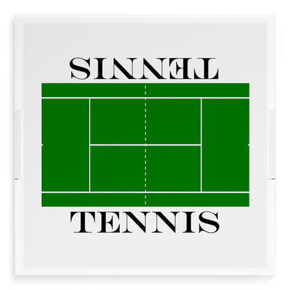 Tennis Court 18X18 Acrylic Tray - nicolettemayer.com 