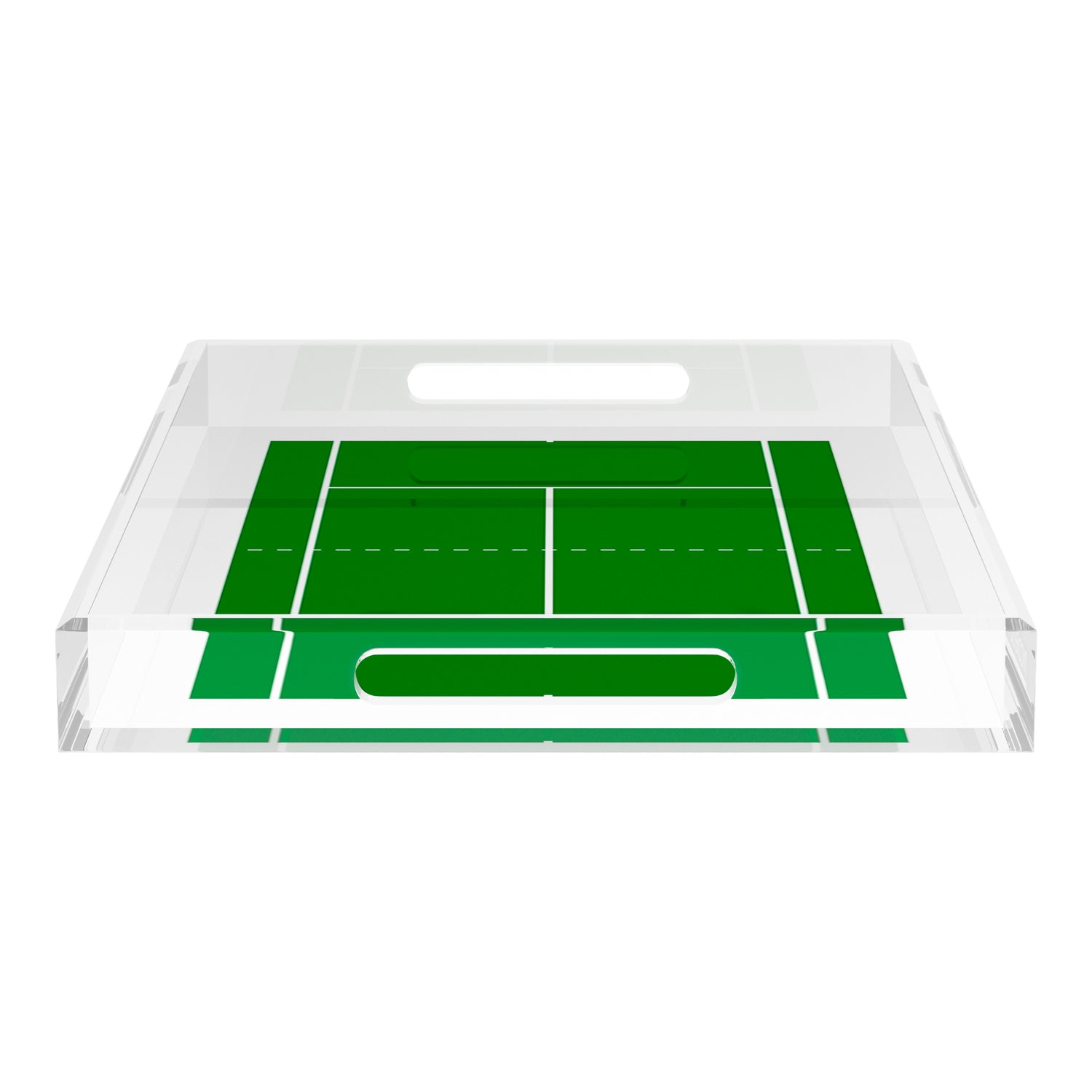 Tennis Court  22.5x14.5 Acrylic Tray - nicolettemayer.com 