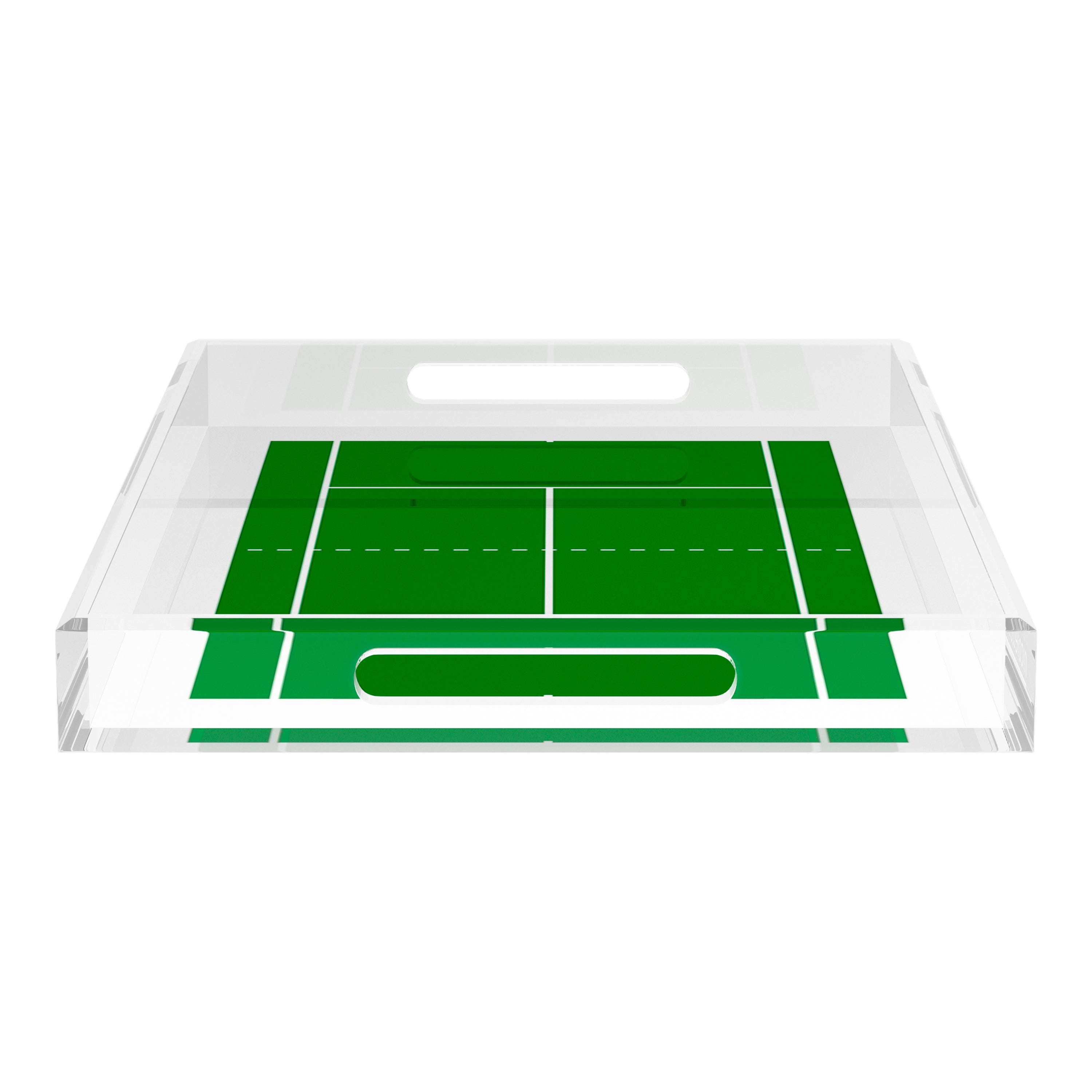 Tennis Court  22.5x14.5 Acrylic Tray - nicolettemayer.com 
