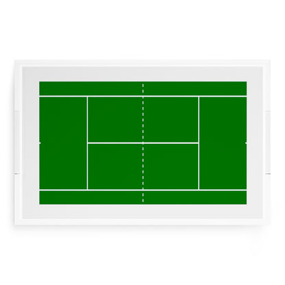 Tennis Court  22.5x14.5 Acrylic Tray - nicolettemayer.com 