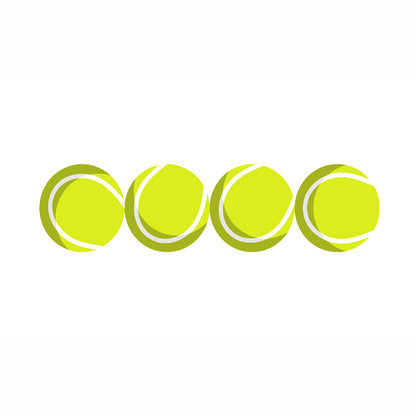 Tennis Balls Square Tray