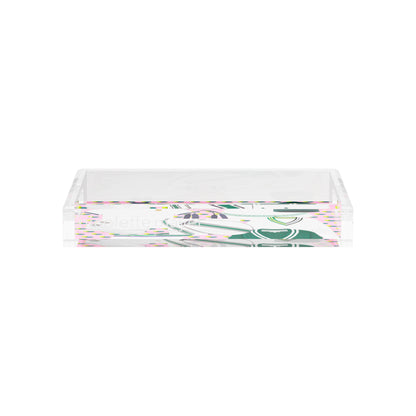 Tenniscore Fashion Chartreuse Kelly  12.5x7.75 Acrylic Tray - nicolettemayer.com 