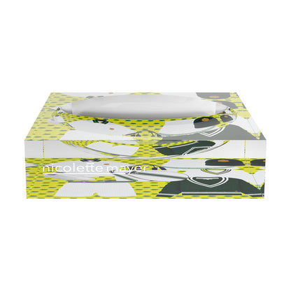 Tenniscore Fashion Chartreuse Kelly Tennis Candy Catchall Dish