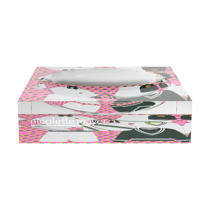 Tenniscore Fashion Pink Tennis Candy Catchall Dish