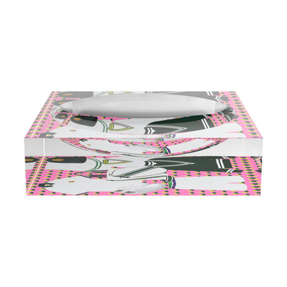 Tenniscore Fashion Pink Tennis Candy Catchall Dish