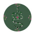 Thistle And Snake Evergreen 16" Round Pebble Placemats, Set of 4 - nicolettemayer.com

