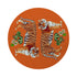 Tiger Seeing Double Orange 16" Round Pebble Placemats, Set of 4 - nicolettemayer.com
