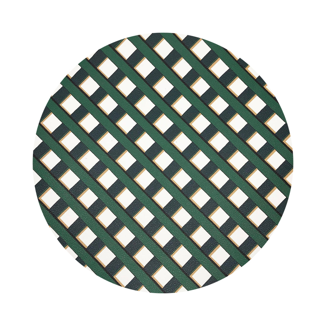 Timothy Corrigan Jardin Francais 16&quot; Round Pebble Placemats, Set Of 4 - nicolettemayer.com