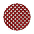 Timothy Corrigan Jardin Francais Red 16" Round Pebble Placemats, Set of 4 - nicolettemayer.com
