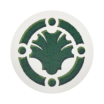 Timothy Corrigan Parterre Garden Vegan Leather Round Coasters