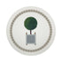 Timothy Corrigan Parterre Topiary 16" Round Pebble Placemats, Set Of 4 - nicolettemayer.com