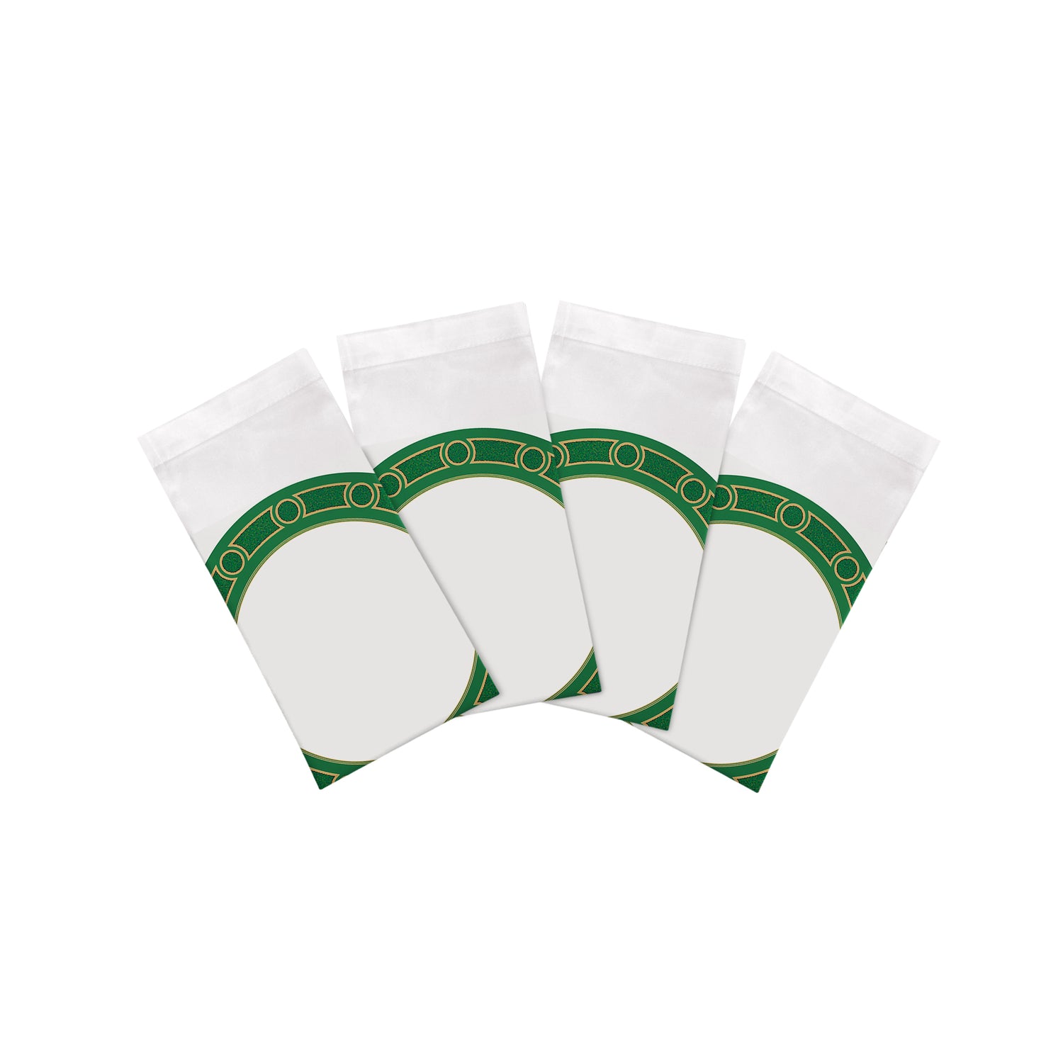 Timothy Corrigan Parterre Verre Claire Cotton Sateen Dinner Napkins - nicolettemayer.com