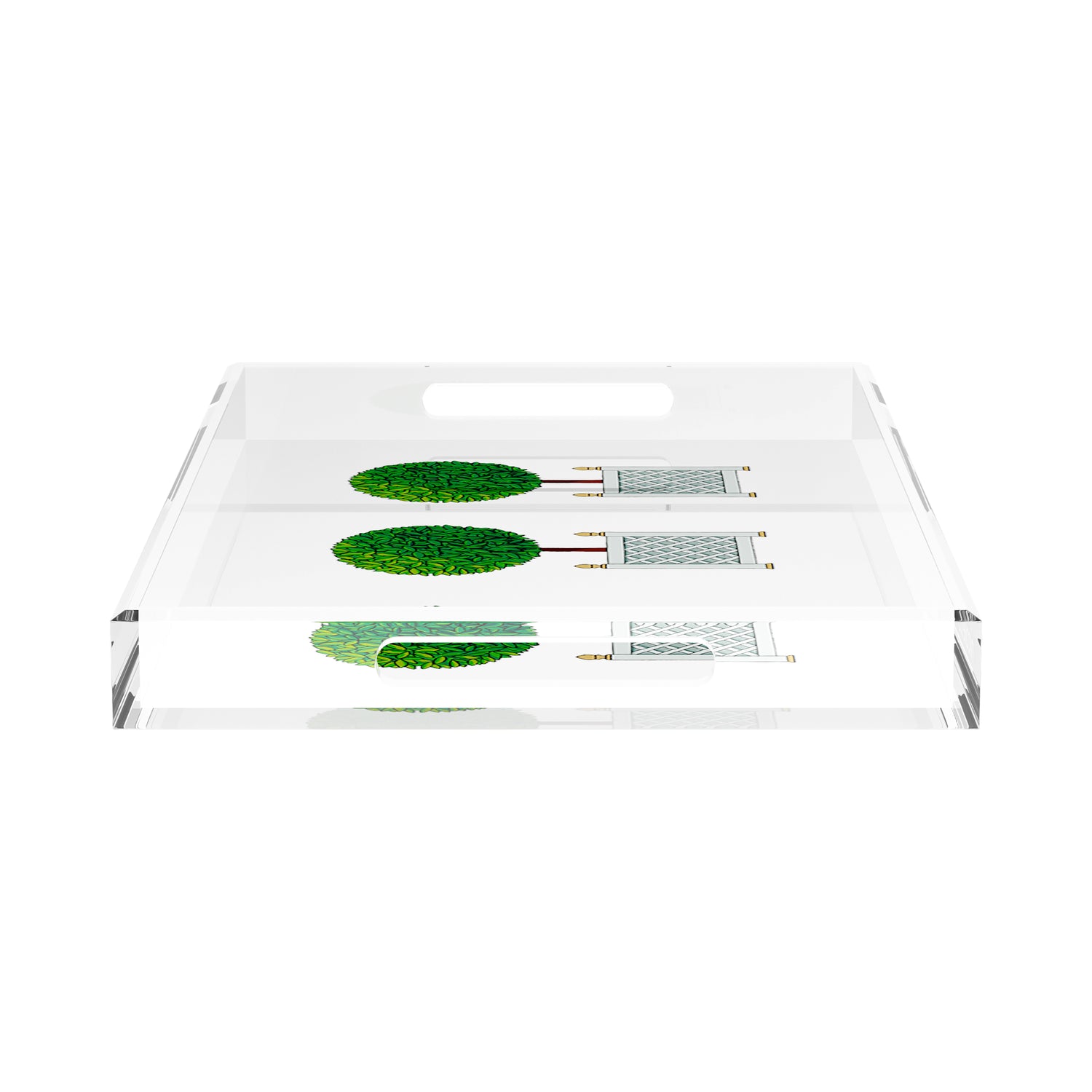 Timothy Corrigan Topiary 22.5X14.5 Acrylic Tray - nicolettemayer.com
