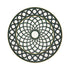 Timothy Corrigan Treillage Green 16" Round Pebble Placemats, Set of 4 - nicolettemayer.com
