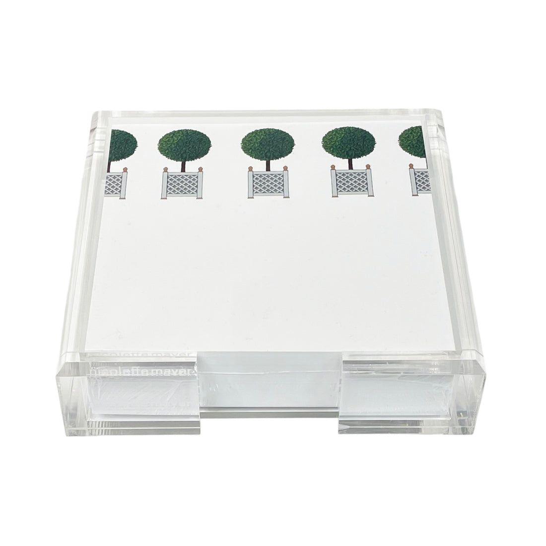 Topiary Note Cards With Acrylic Holder