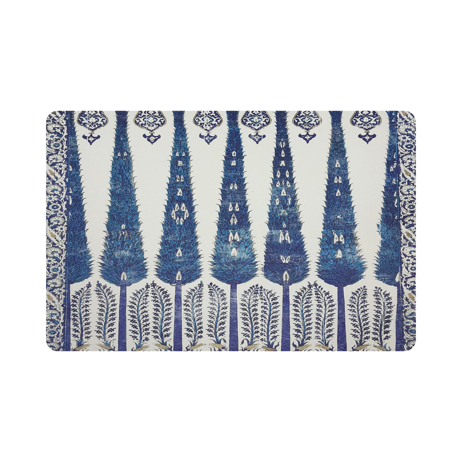 Topkapi Garden Classic 17.5&quot; Rectangle Pebble Placemat, Set Of 4 - nicolettemayer.com
