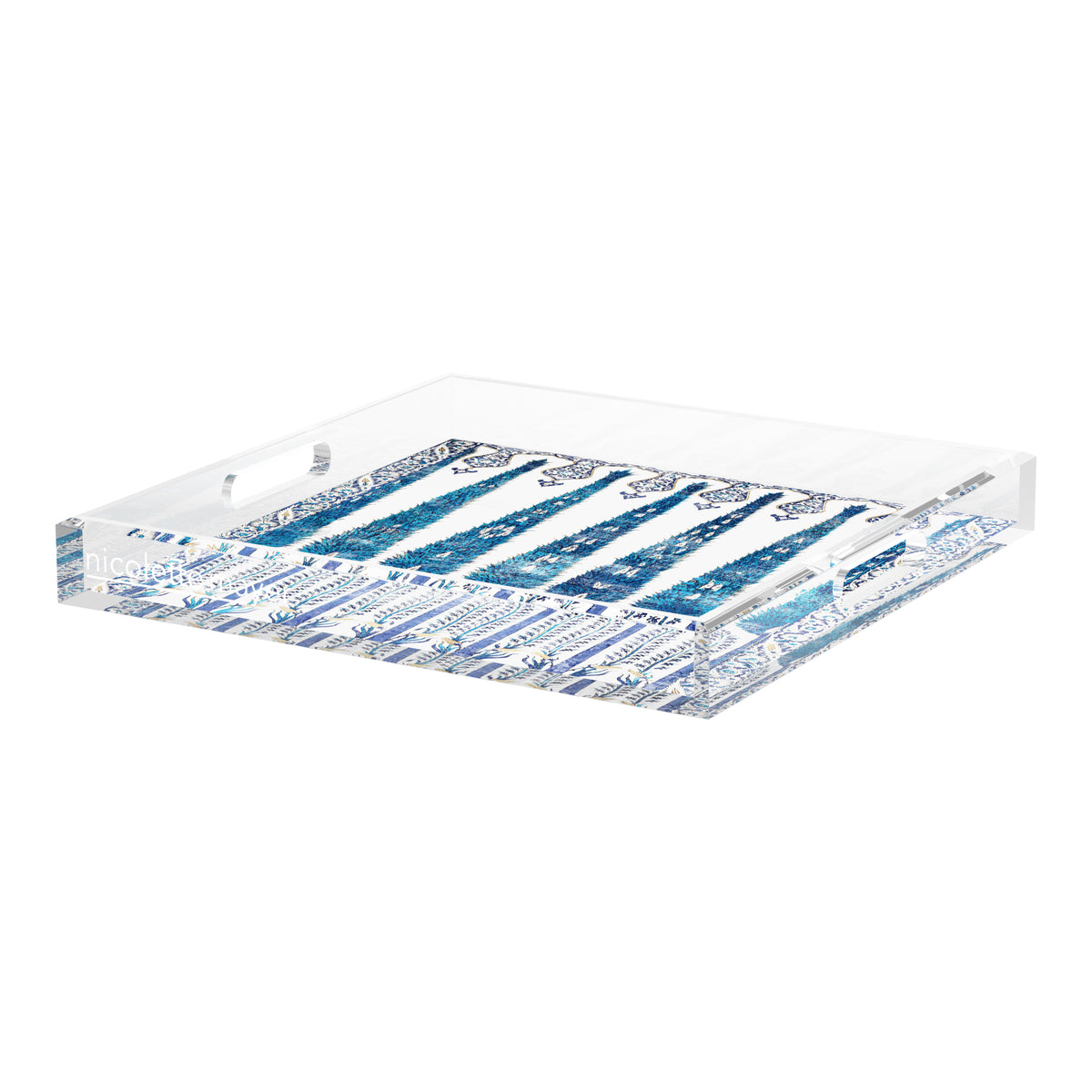 Topkapi Garden Classic Acrylic Decorative Tray, 18 x 18 in. by Nicolette Mayer 