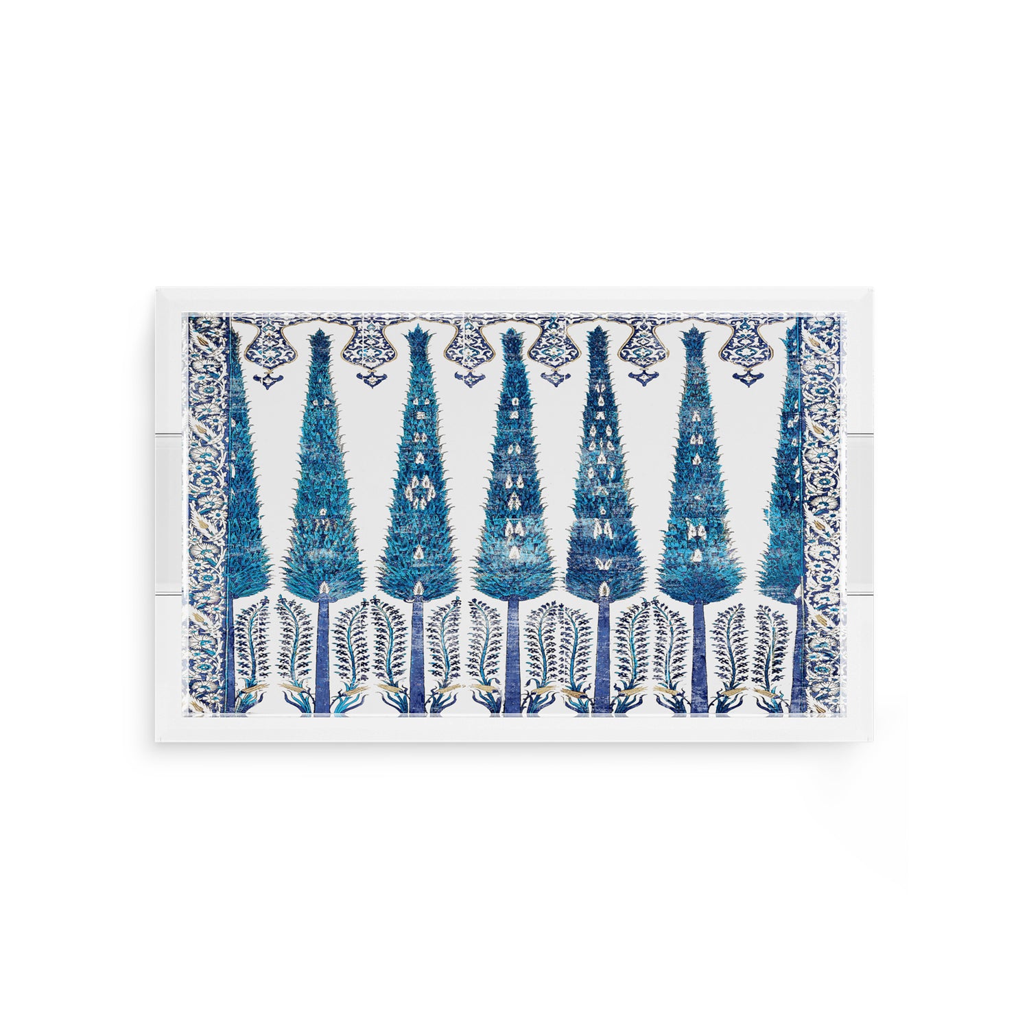 Topkapi Garden Classic 12.5X7.75 Acrylic Tray - nicolettemayer.com
