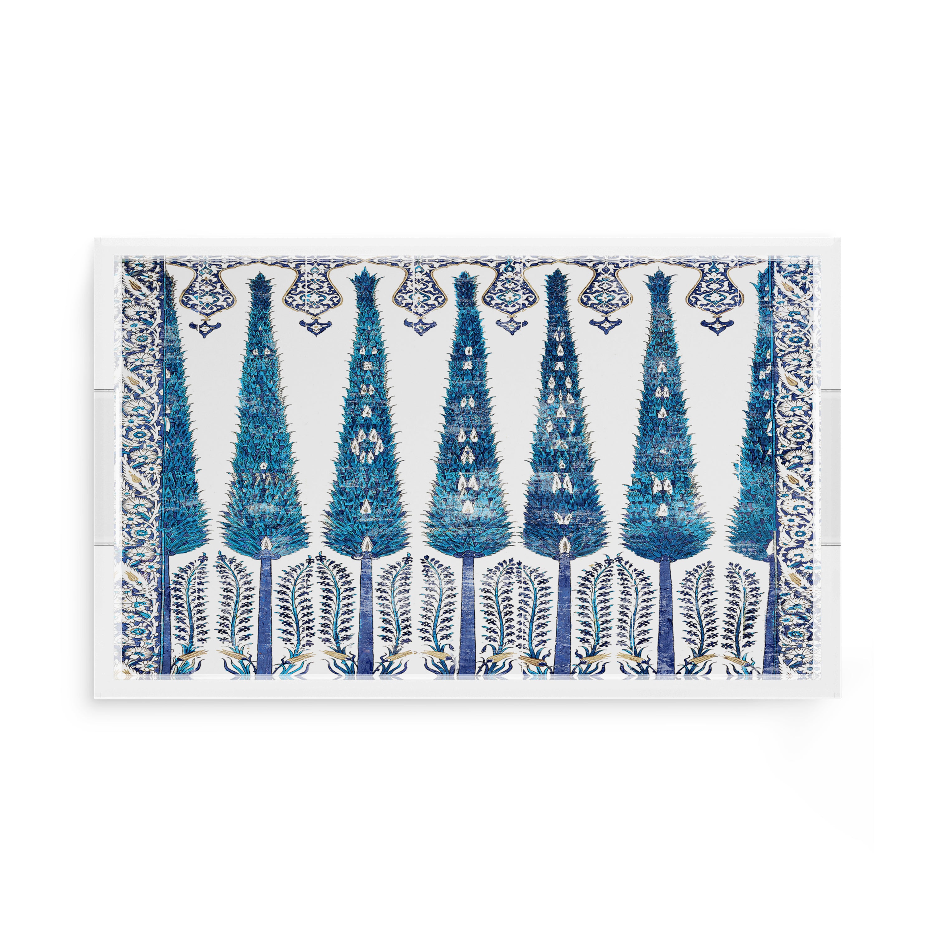 Topkapi Garden Classic 17X10.5 Acrylic Tray - nicolettemayer.com
