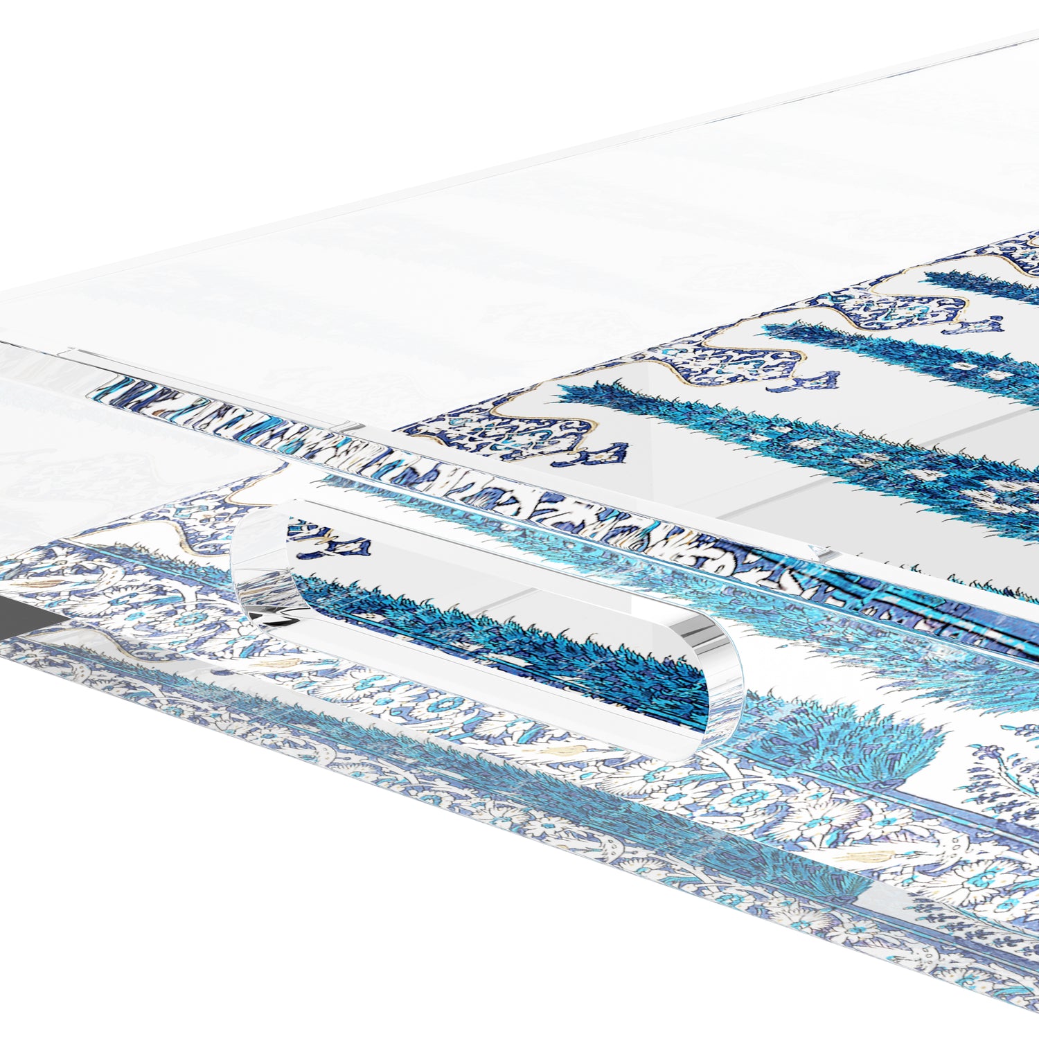 Topkapi Garden Classic 17X10.5 Acrylic Tray - nicolettemayer.com
