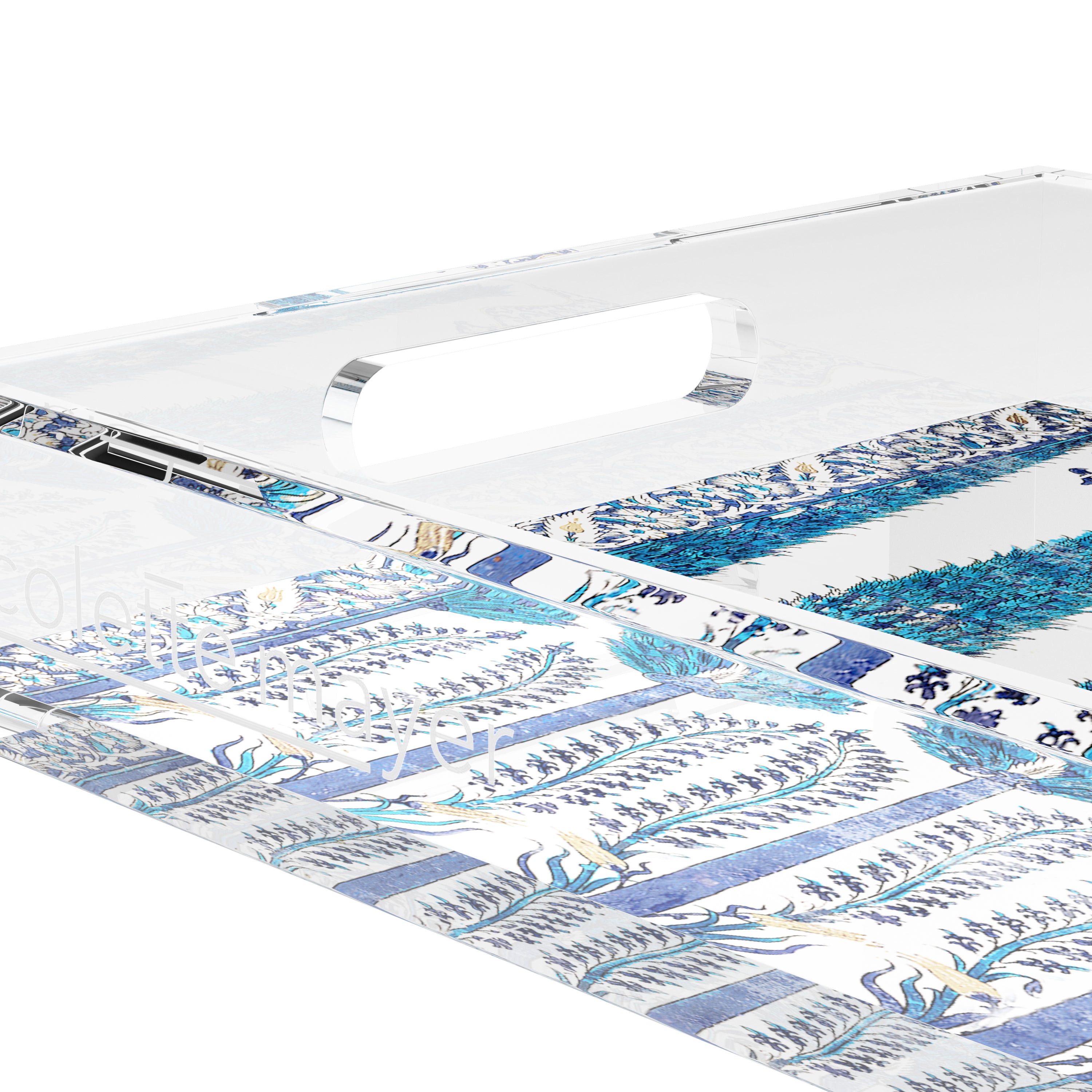 Topkapi Garden Classic 17X10.5 Acrylic Tray - nicolettemayer.com
