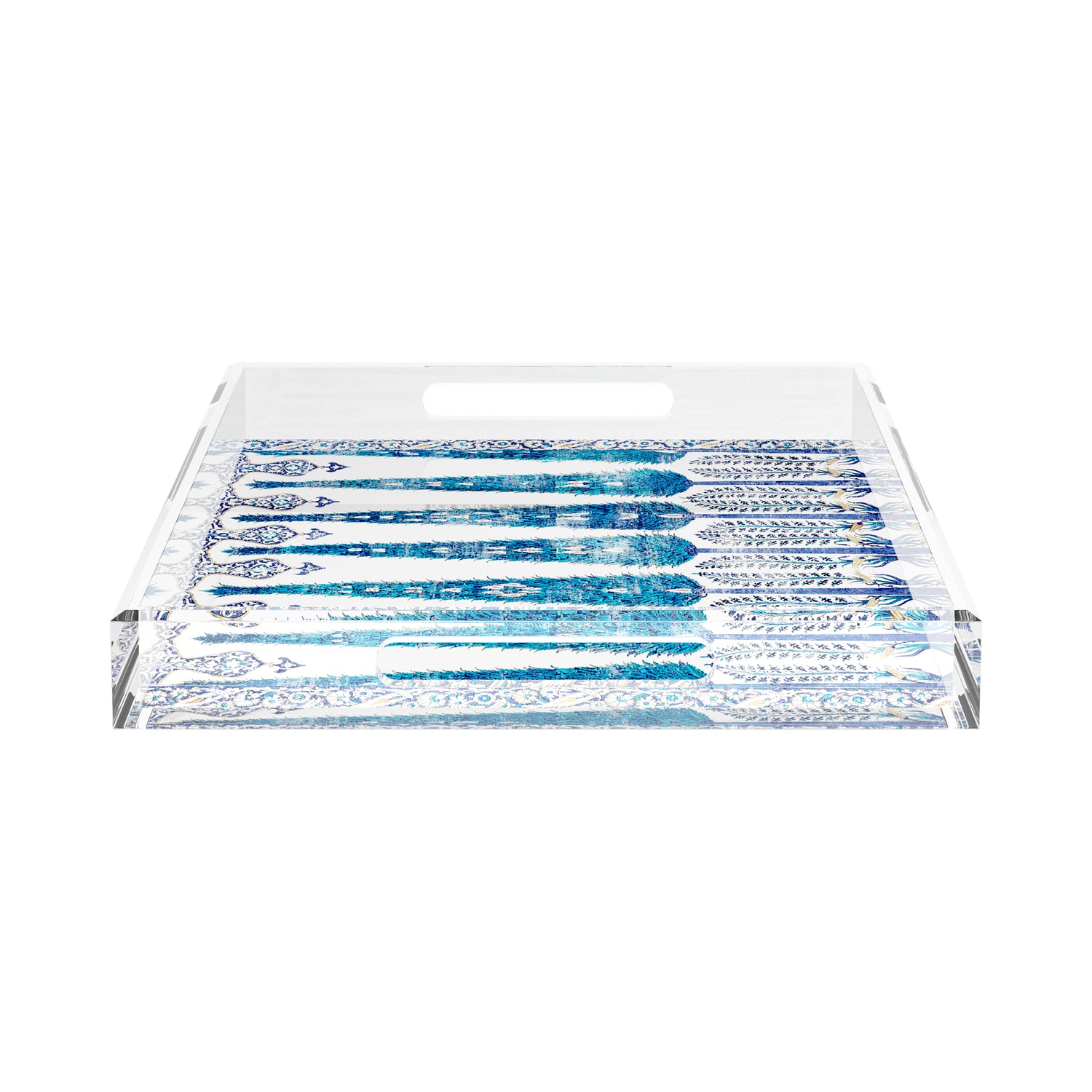 Topkapi Garden Classic 22.5X14.5 Acrylic Tray - nicolettemayer.com
