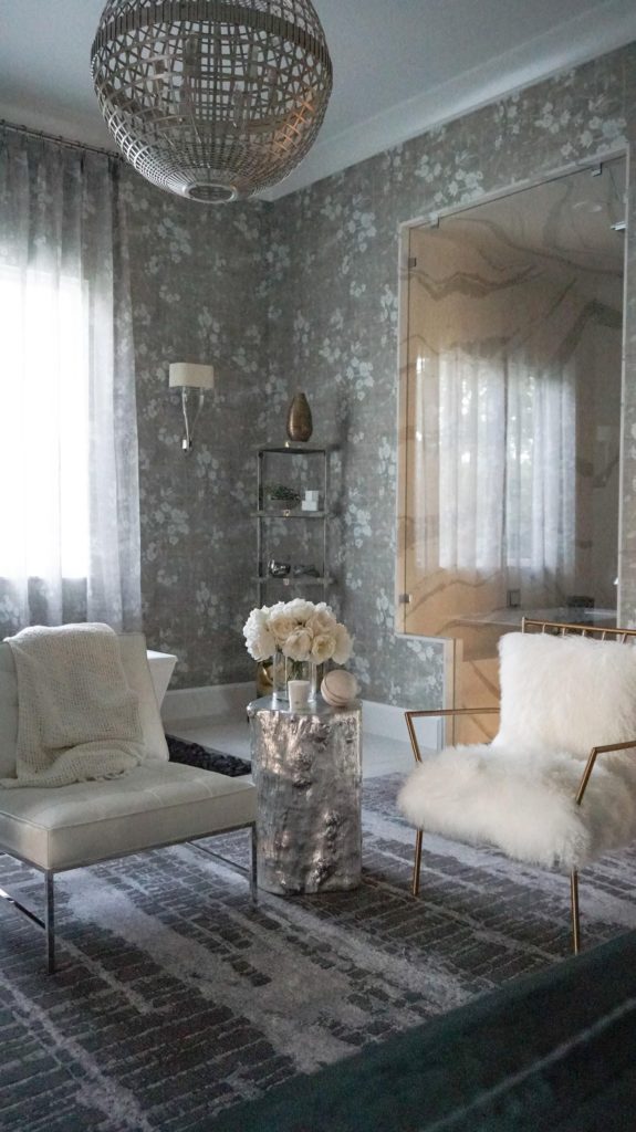 Blossom Fantasia French Gray Wallpaper, Per Yard - nicolettemayer.com