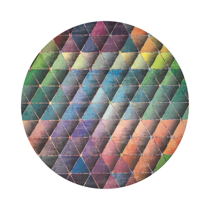Triage Multi 16&quot; Round Pebble Placemats, Set Of 4 - nicolettemayer.com