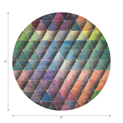 Triage Multi Vegan Leather Round Coasters