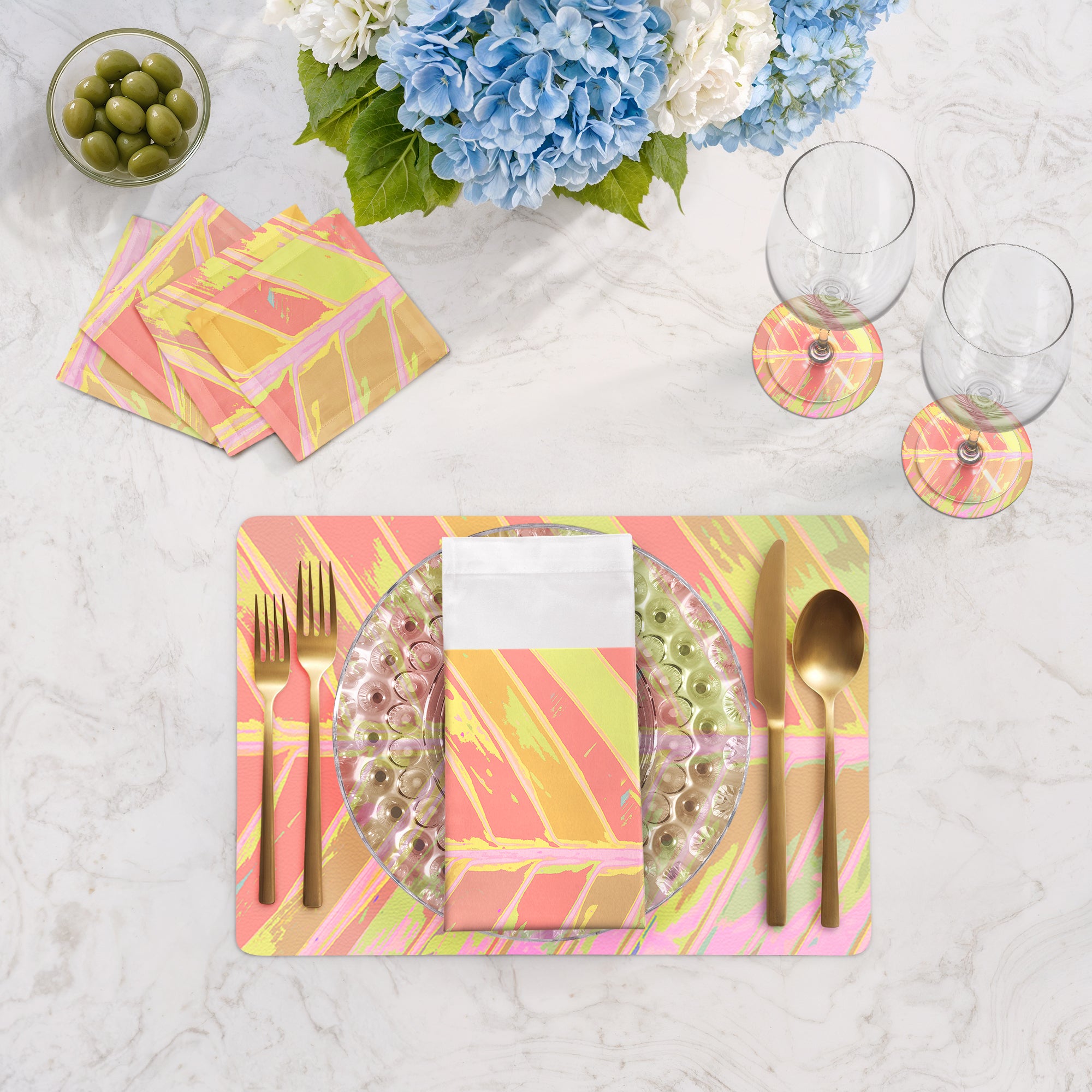 Tropicalleafpink17Rectanglepebble - nicolettemayer.com