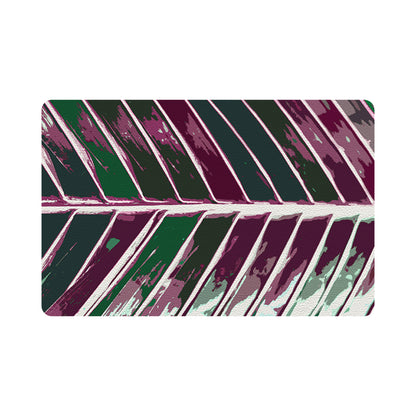 Tropical Leaf Magenta 17 Rectangle Pebble - nicolettemayer.com