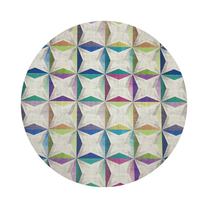 Truiq Happy 16&quot; Round Pebble Placemats, Set Of 4 - nicolettemayer.com