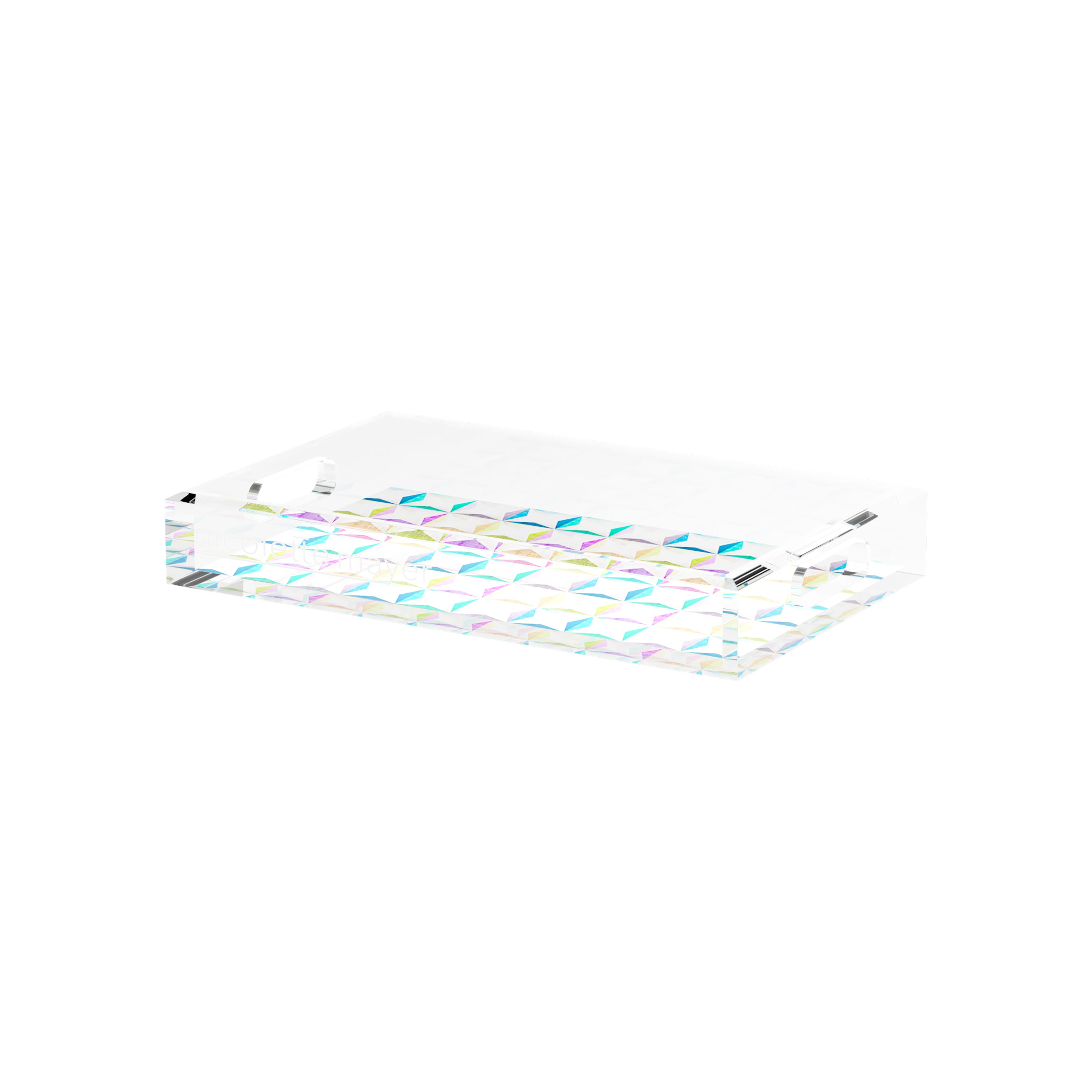 Truiq Happy 12.5X7.75 Acrylic Tray - nicolettemayer.com
