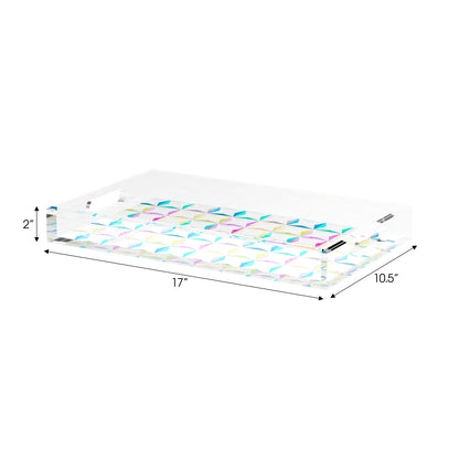 Truiq Happy 17X10.5 Acrylic Tray - nicolettemayer.com
