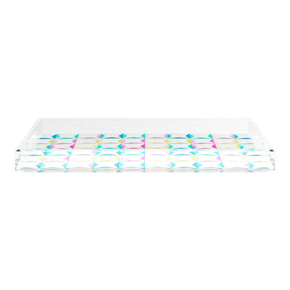 Truiq Happy 22.5X14.5 Acrylic Tray - nicolettemayer.com
