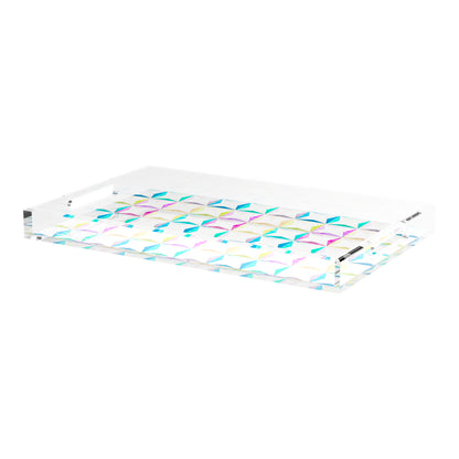 Truiq Happy 22.5X14.5 Acrylic Tray - nicolettemayer.com
