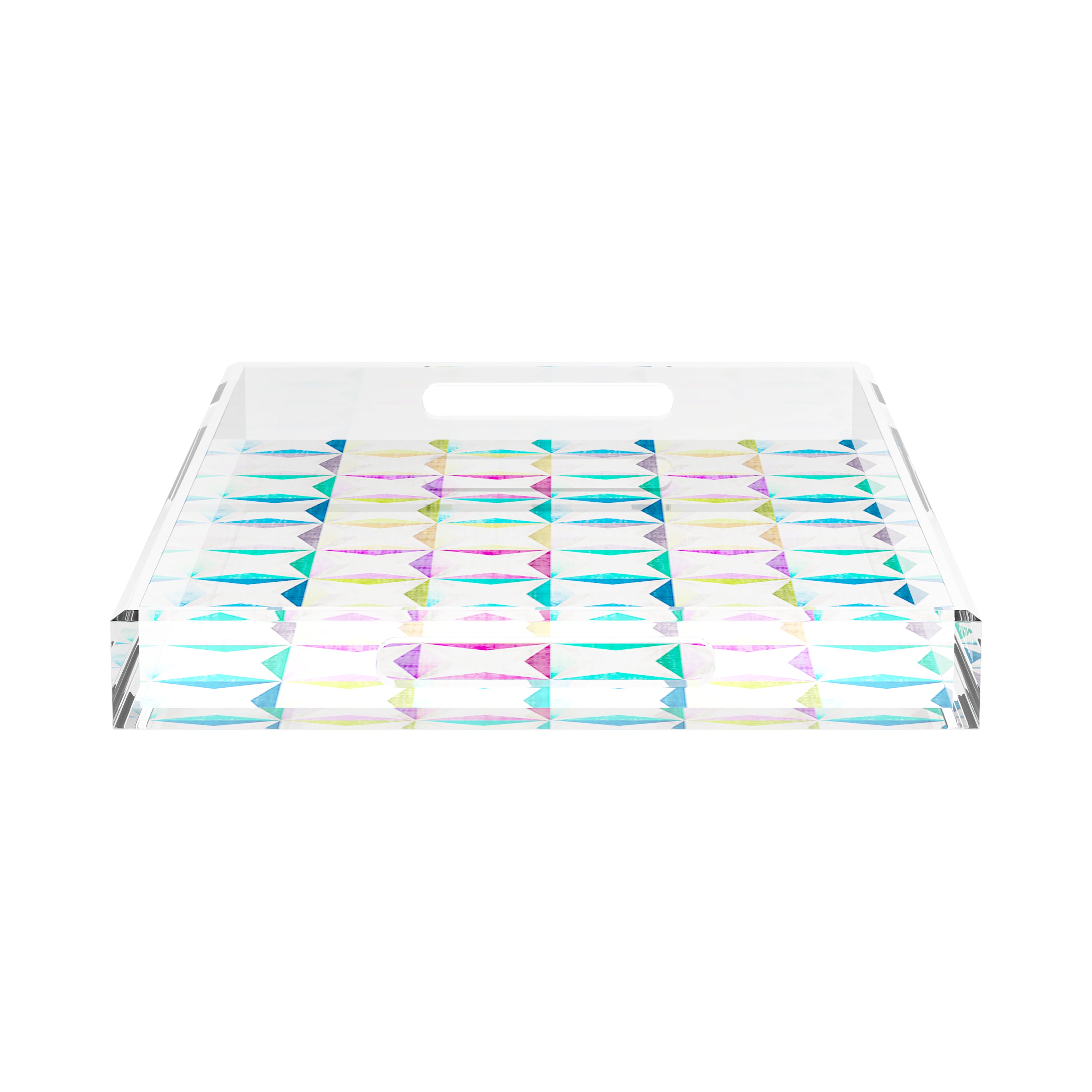 Truiq Happy 22.5X14.5 Acrylic Tray - nicolettemayer.com
