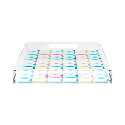 Truiq Happy 22.5X14.5 Acrylic Tray - nicolettemayer.com
