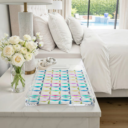 Truiq Happy 22.5X14.5 Acrylic Tray - nicolettemayer.com
