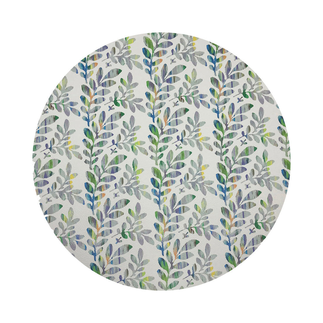 TUILERIES VERDURE 16" Round Pebble Placemats, Set of 4 - nicolettemayer.com