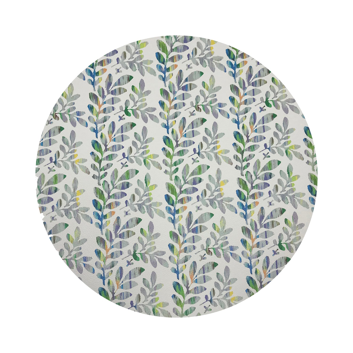 TUILERIES VERDURE 16&quot; Round Pebble Placemats, Set of 4 - nicolettemayer.com
